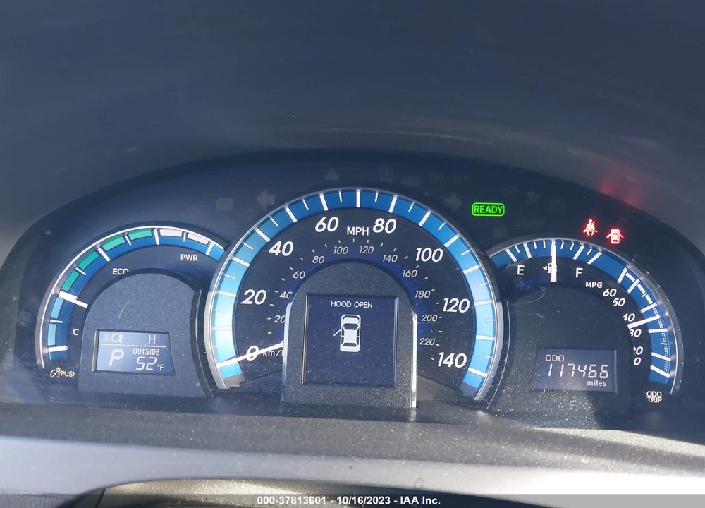 2012 TOYOTA CAMRY HYBRID XLE VIN: 4T1BD1FK0CU016882