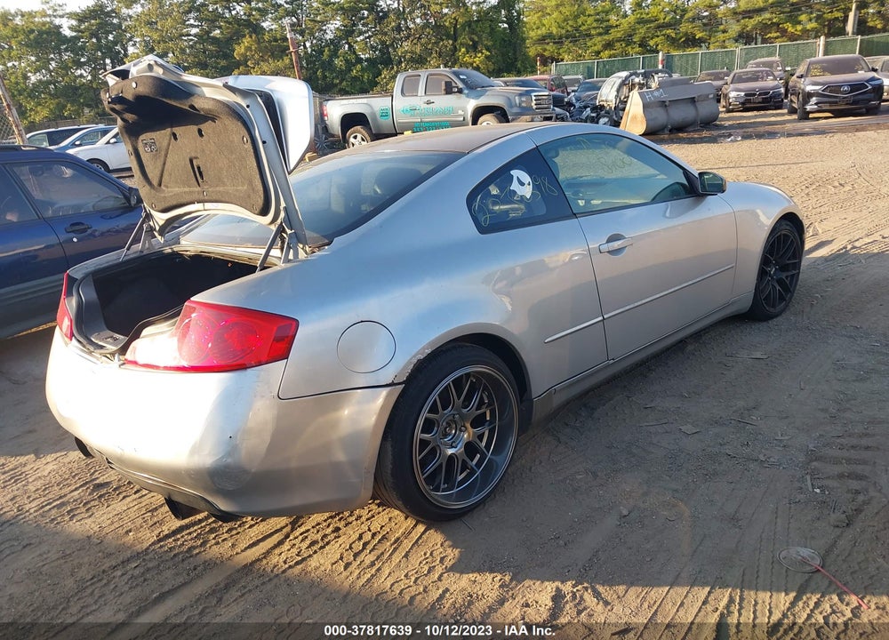 2003 INFINITI G35 W/LEATHER VIN: JNKCV54E83M221164
