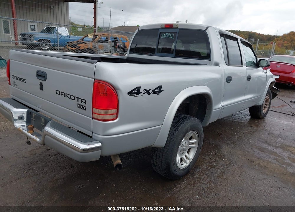 2004 DODGE DAKOTA SLT VIN: 1D7HG48N44S603121