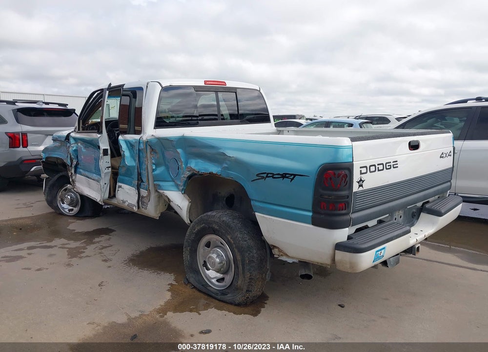 1998 DODGE RAM 2500 ST VIN: 1B7KF23W5WJ219073