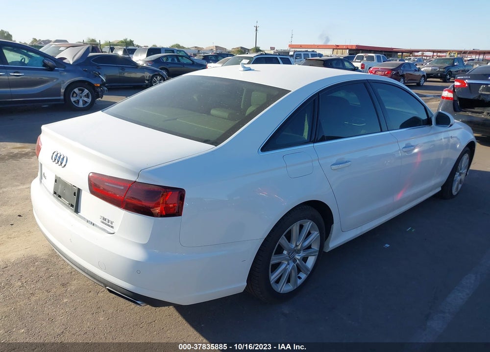 2016 AUDI A6 3.0T PREMIUM PLUS VIN: WAUFGAFC7GN009673