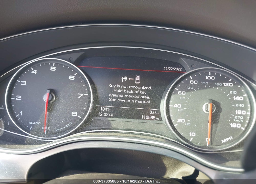 2016 AUDI A6 3.0T PREMIUM PLUS VIN: WAUFGAFC7GN009673