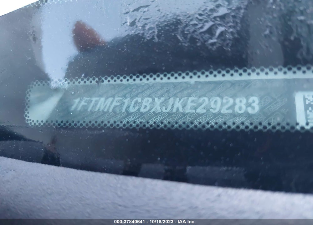 2018 FORD F150 VIN: 1FTMF1CBXJKE29283