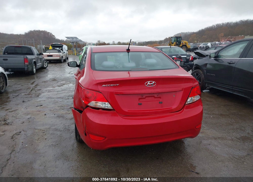 2014 HYUNDAI ACCENT GLS VIN: KMHCT4AEXEU777352