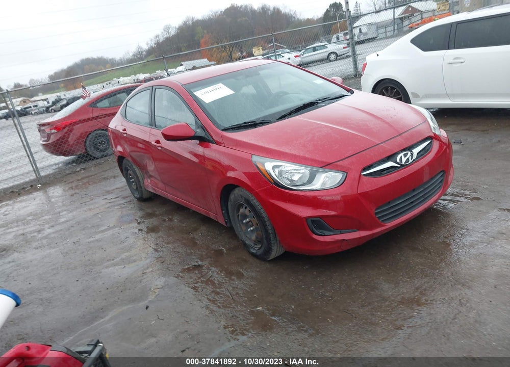 2014 HYUNDAI ACCENT GLS VIN: KMHCT4AEXEU777352
