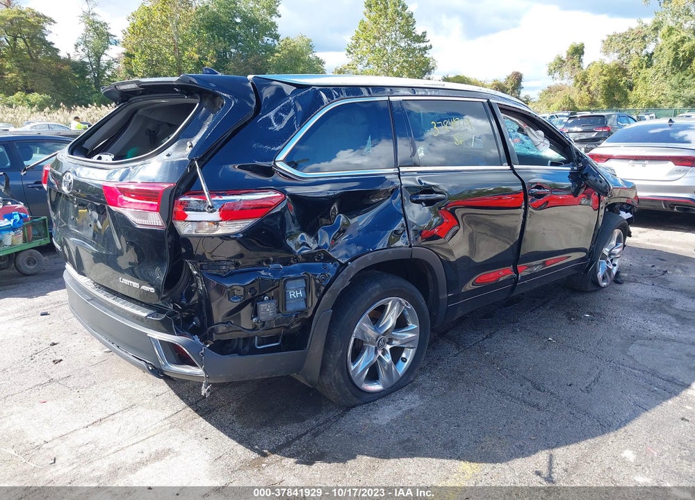 2019 TOYOTA HIGHLANDER LIMITED VIN: 5TDDZRFH0KS712565