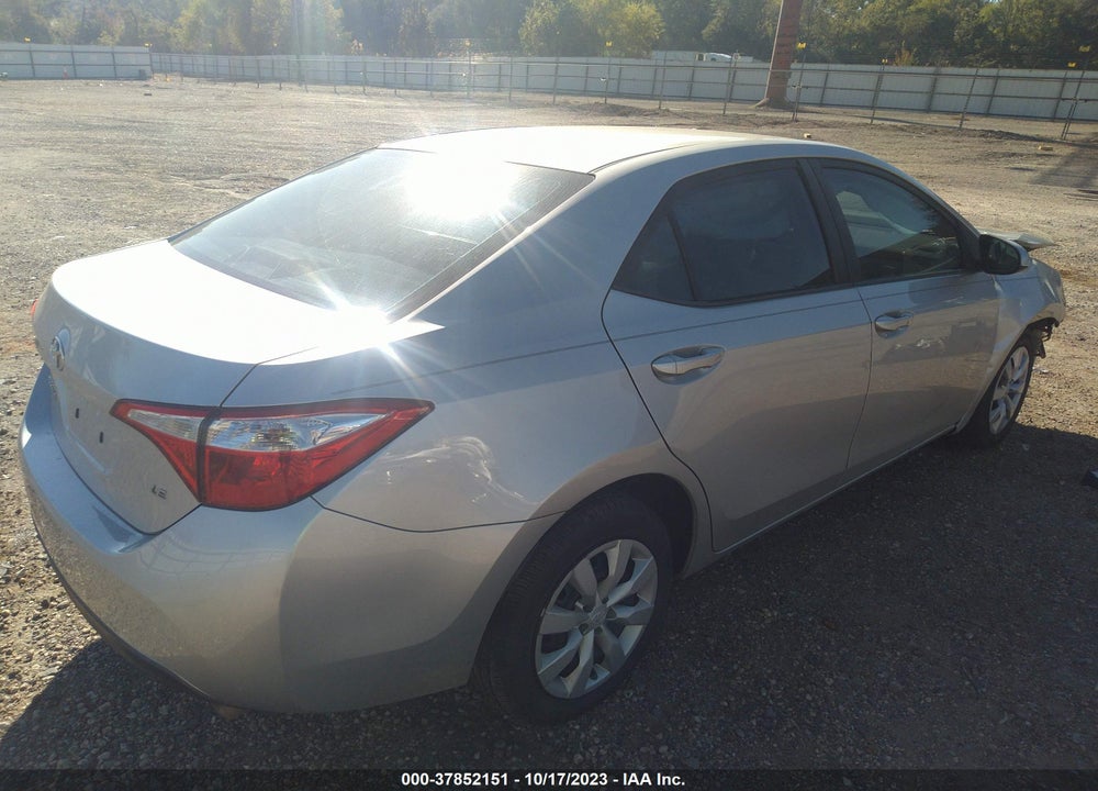 2016 TOYOTA COROLLA LE VIN: 5YFBURHE0GP413263