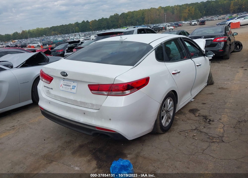 2016 KIA OPTIMA LX VIN: 5XXGT4L34GG050699