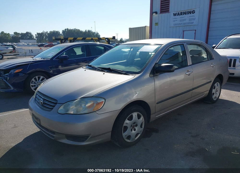 2003 TOYOTA COROLLA CE VIN: 1NXBR32E53Z121950