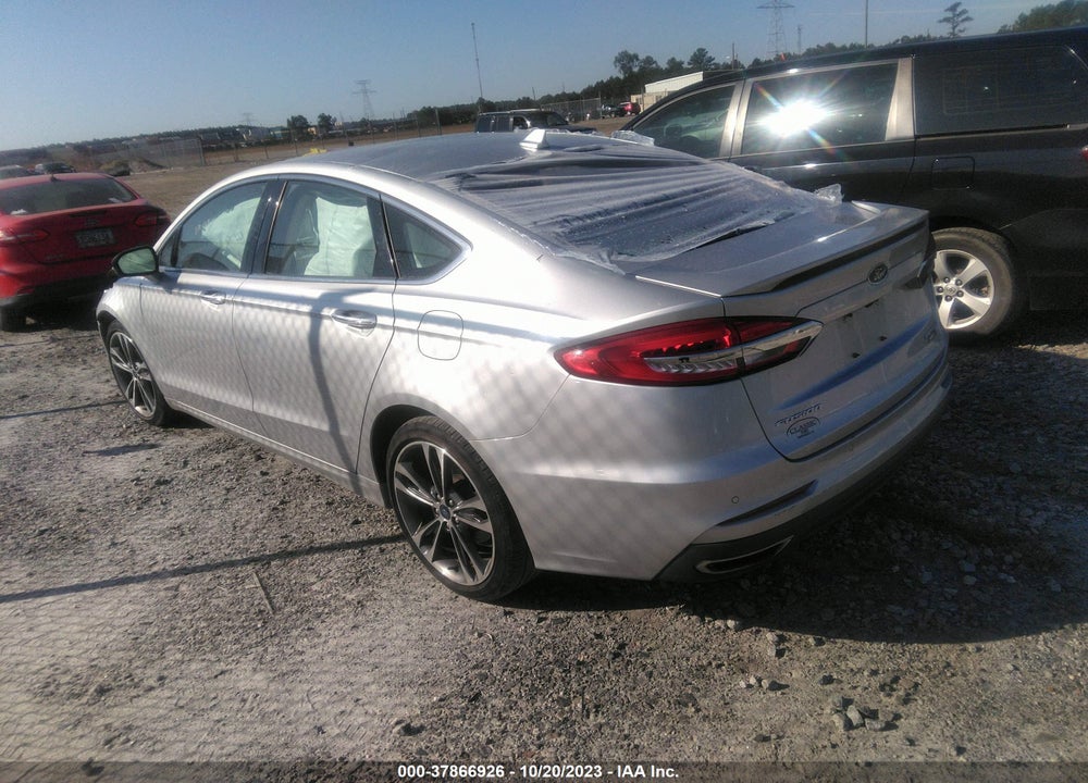 2019 FORD FUSION TITANIUM VIN: 3FA6P0D96KR109845