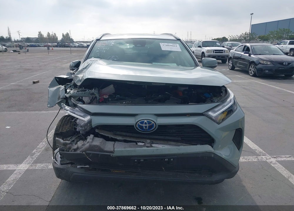 2022 TOYOTA RAV4 XLE HYBRID VIN: 4T3RWRFV2NU058143