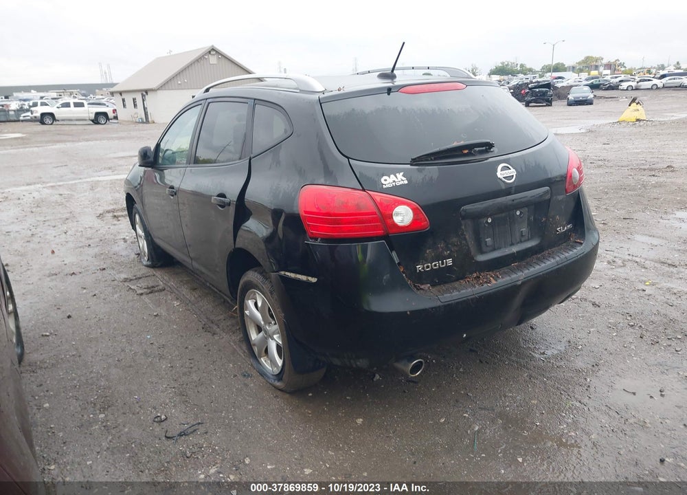 2008 NISSAN ROGUE SL VIN: JN8AS58V38W401678