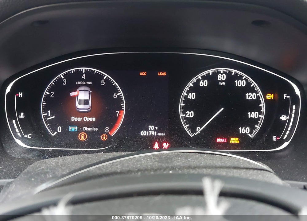 2019 HONDA ACCORD SPORT 2.0T VIN: 1HGCV2E34KA007738