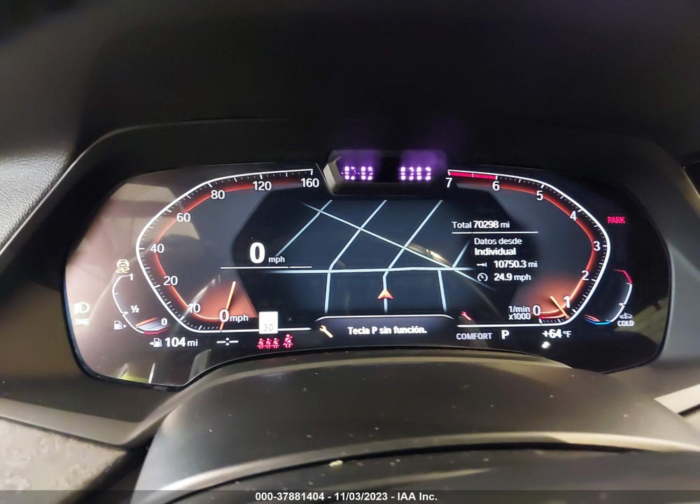 2019 BMW X5 XDRIVE50I VIN: 5UXJU2C54KLN64763