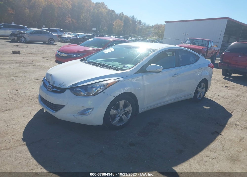 2013 HYUNDAI ELANTRA GLS VIN: 5NPDH4AE4DH295527