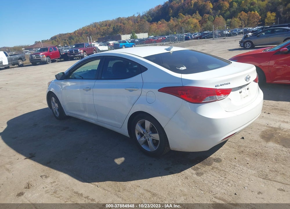 2013 HYUNDAI ELANTRA GLS VIN: 5NPDH4AE4DH295527