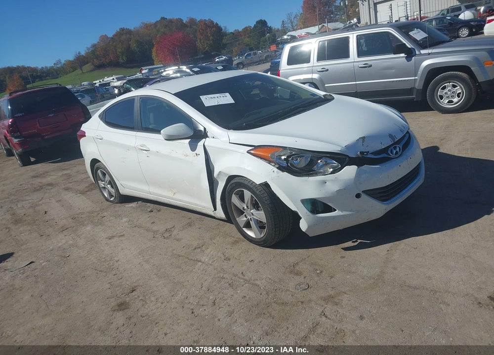 2013 HYUNDAI ELANTRA GLS VIN: 5NPDH4AE4DH295527