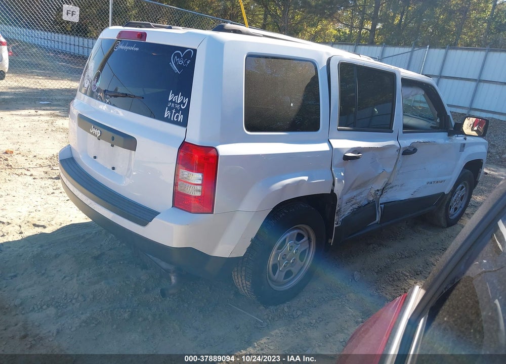 2016 JEEP PATRIOT SPORT VIN: 1C4NJPBA0GD790856