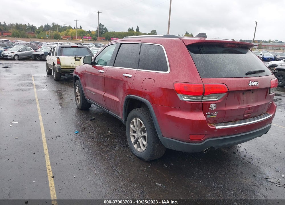 2014 JEEP GRAND CHEROKEE LIMITED VIN: 1C4RJFBG6EC491293