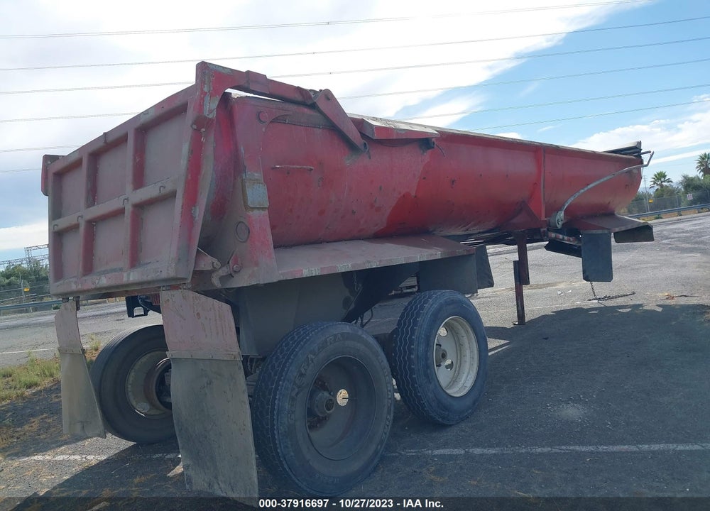 1985 RELIANCE TRAILER MFG DUMP VIN: 1RESC6206FC851238