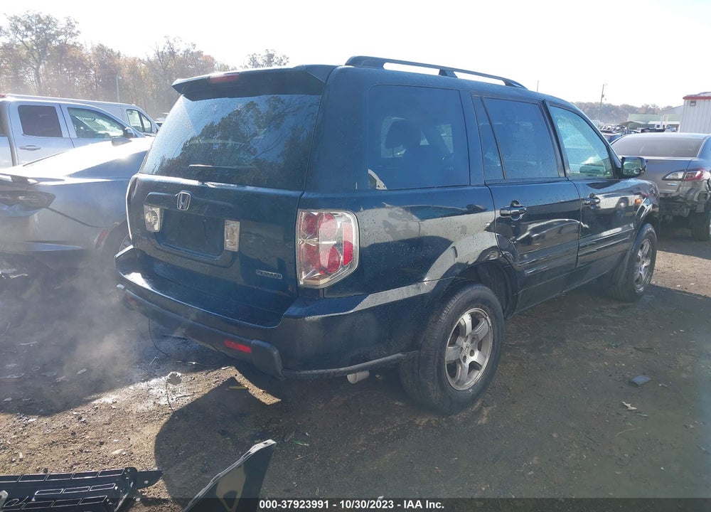 2007 HONDA PILOT EX-L VIN: 2HKYF18627H526028