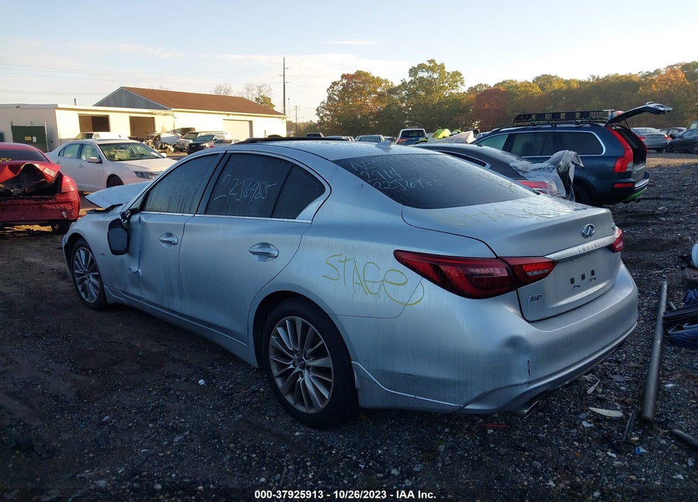 2018 INFINITI Q50 3.0T LUXE VIN: JN1EV7AR4JM610672