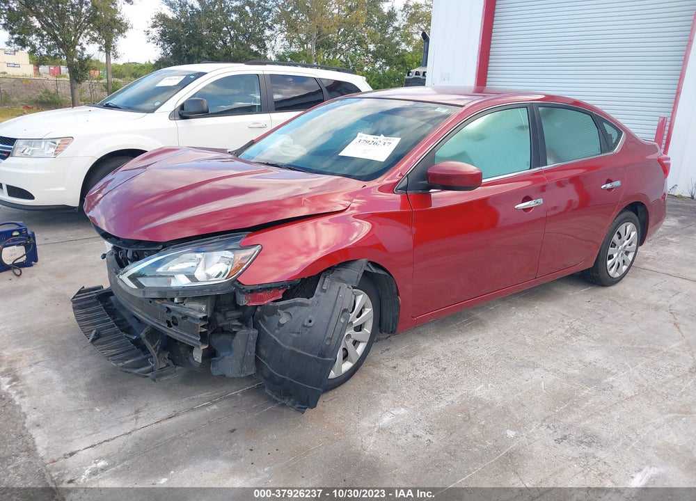 2017 NISSAN SENTRA SV VIN: 3N1AB7APXHL642620