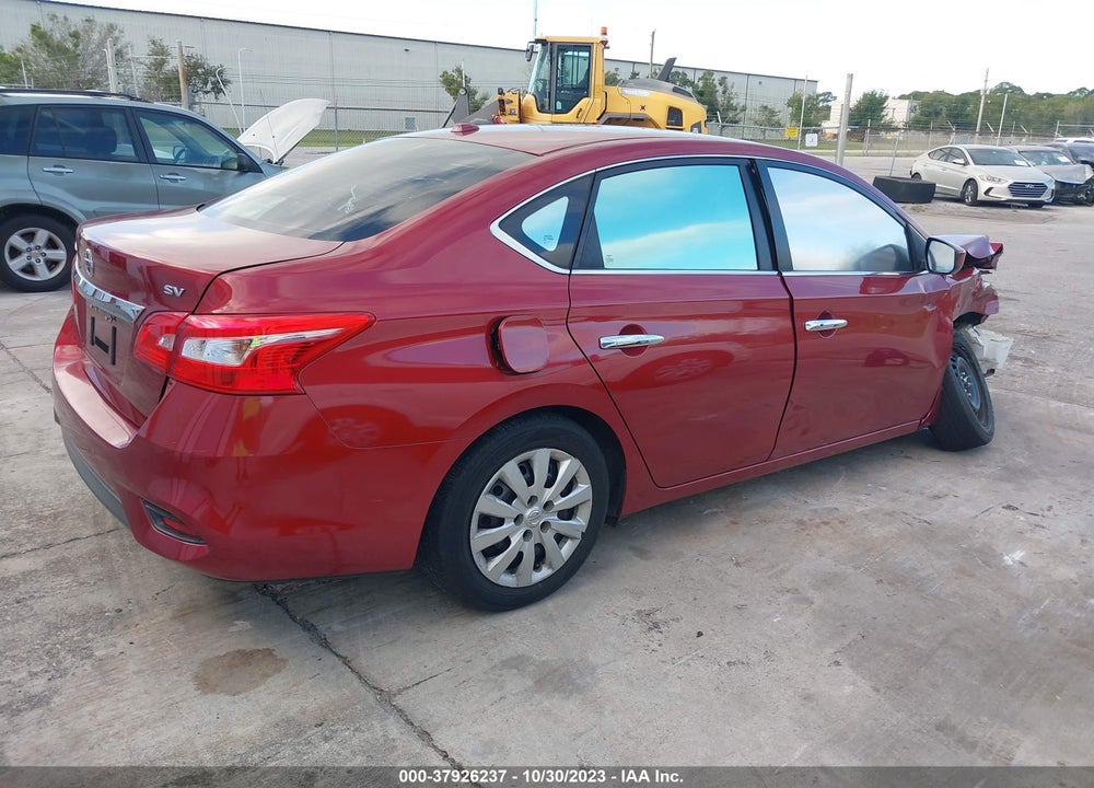 2017 NISSAN SENTRA SV VIN: 3N1AB7APXHL642620