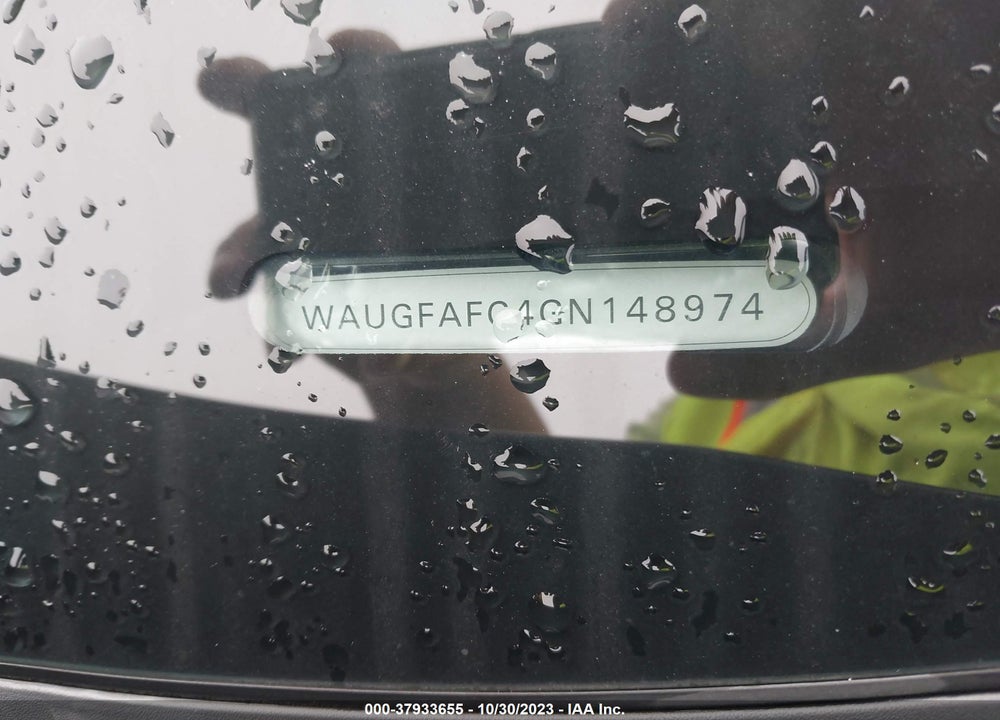 2016 AUDI A6 VIN: WAUGFAFC4GN148974