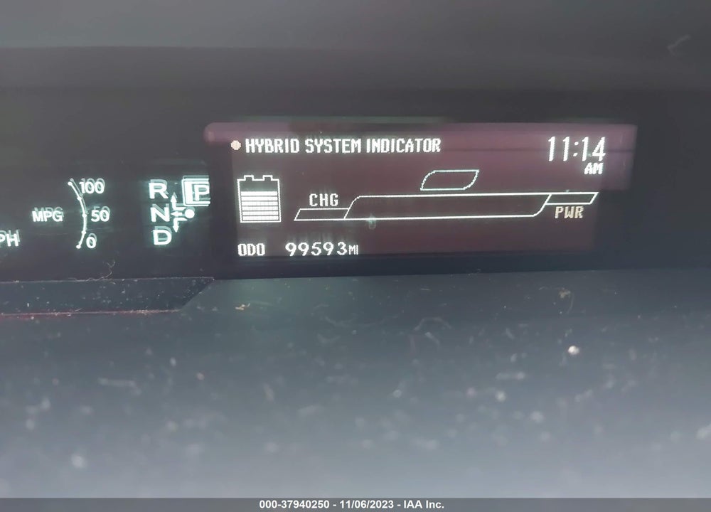 2011 TOYOTA PRIUS THREE VIN: JTDKN3DU7B5334556