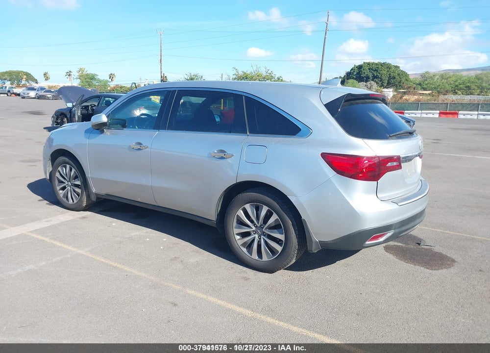2015 ACURA MDX TECHNOLOGY PACKAGE VIN: 5FRYD3H44FB010393