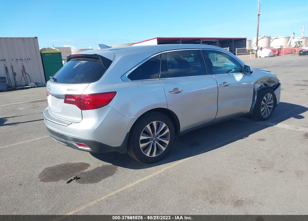 2015 ACURA MDX TECHNOLOGY PACKAGE VIN: 5FRYD3H44FB010393