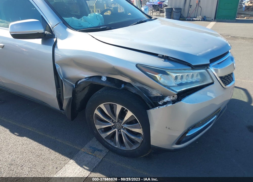 2015 ACURA MDX TECHNOLOGY PACKAGE VIN: 5FRYD3H44FB010393