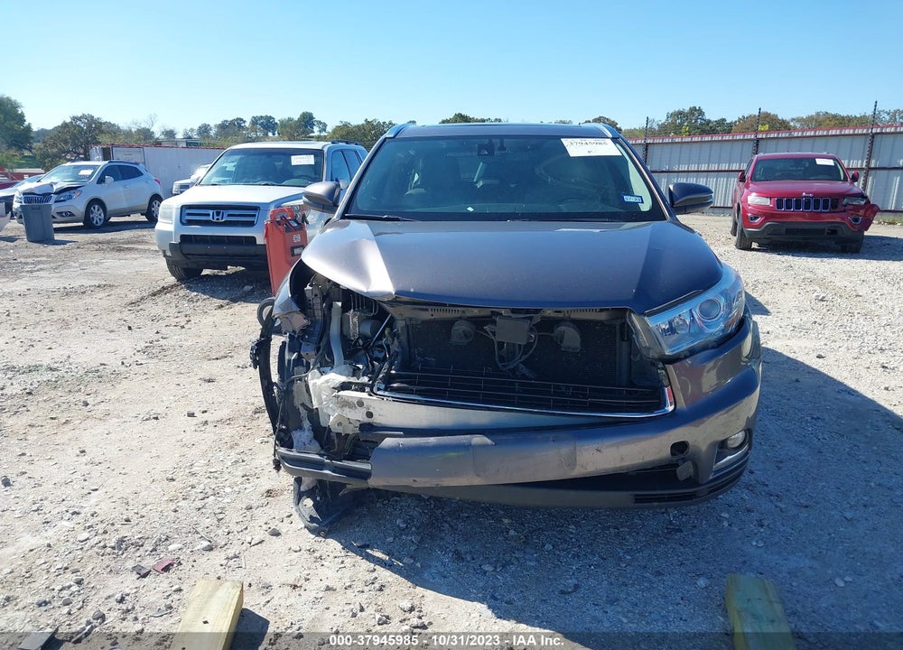 2014 TOYOTA HIGHLANDER LIMITED PLATINUM V6 VIN: 5TDYKRFH7ES028610