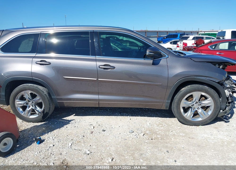 2014 TOYOTA HIGHLANDER LIMITED PLATINUM V6 VIN: 5TDYKRFH7ES028610
