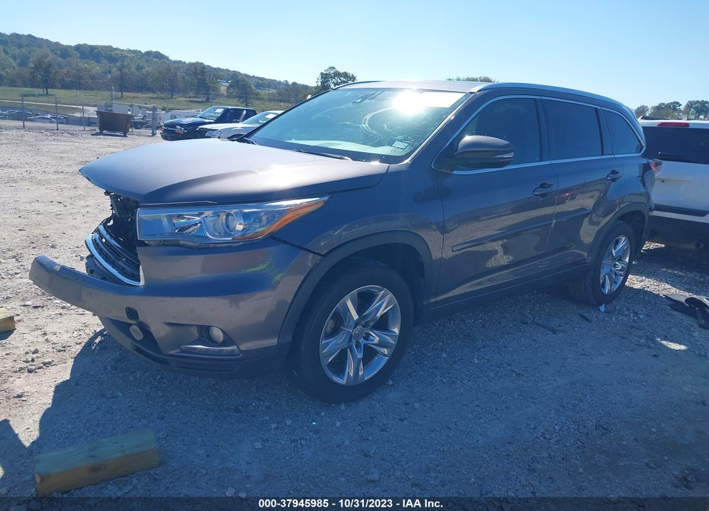 2014 TOYOTA HIGHLANDER LIMITED PLATINUM V6 VIN: 5TDYKRFH7ES028610