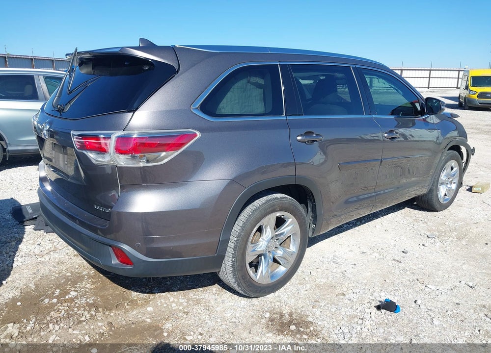 2014 TOYOTA HIGHLANDER LIMITED PLATINUM V6 VIN: 5TDYKRFH7ES028610
