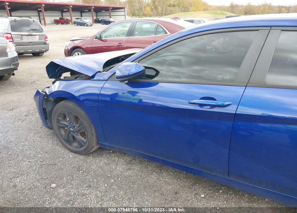 2021 HYUNDAI ELANTRA SEL VIN: 5NPLM4AG9MH012290