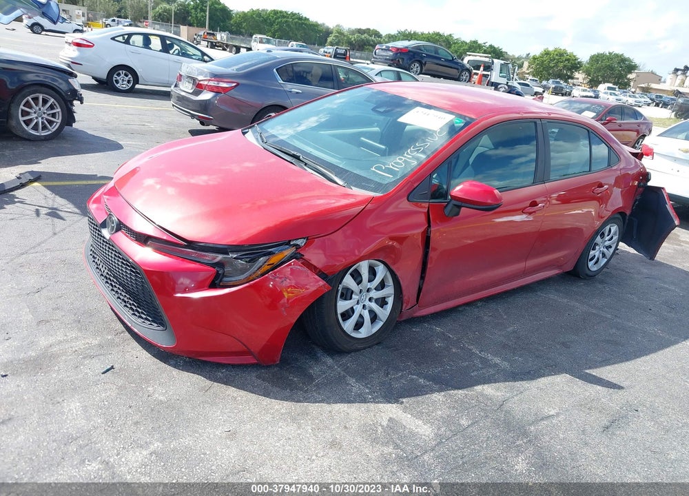 2021 TOYOTA COROLLA LE VIN: 5YFEPMAE2MP185909