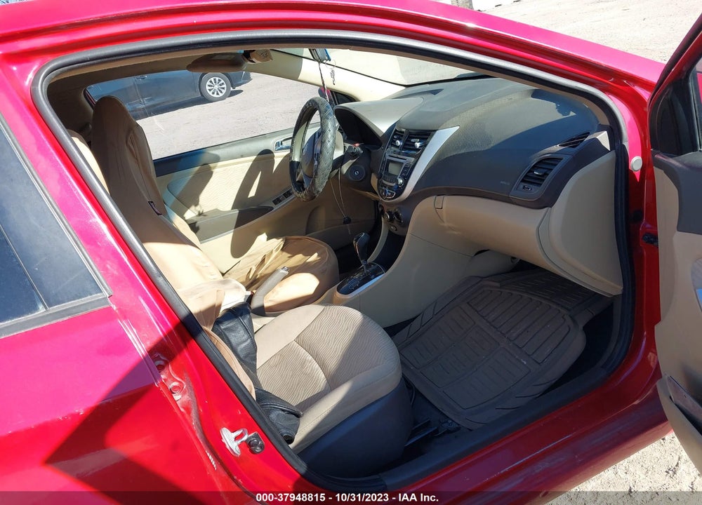 2014 HYUNDAI ACCENT GLS VIN: KMHCU4AE9EU604273
