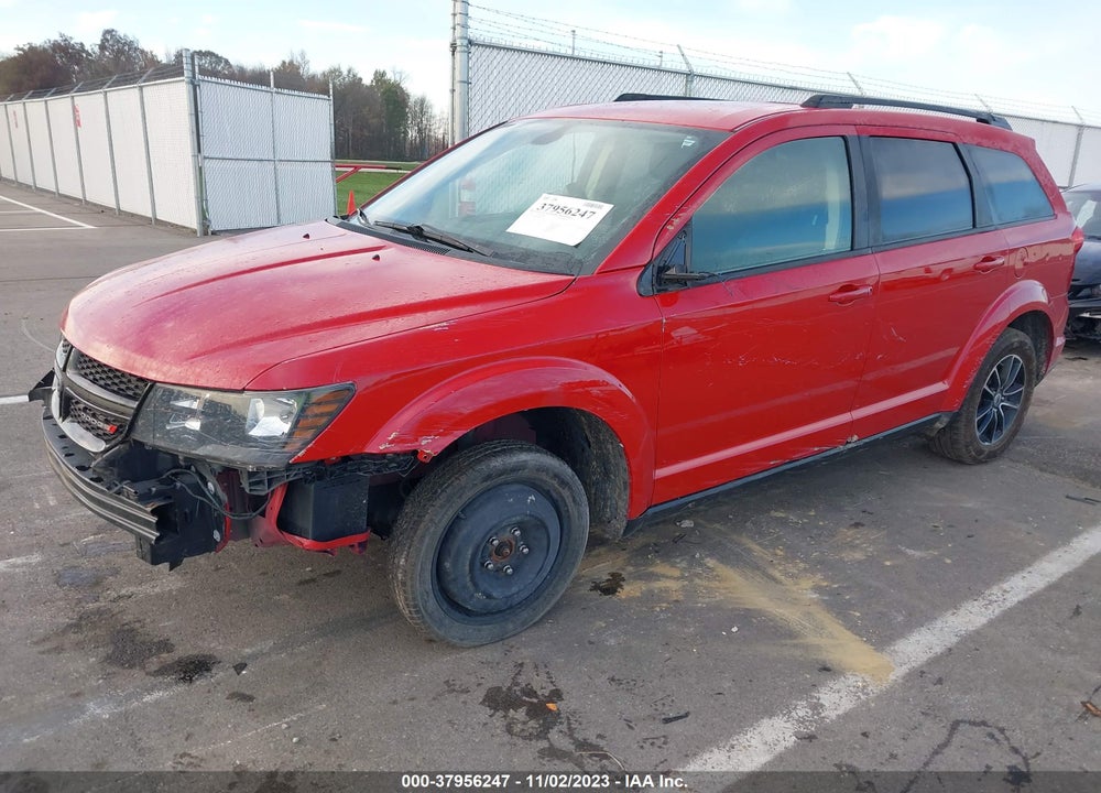 2019 DODGE JOURNEY SE VIN: 3C4PDCBBXKT732077