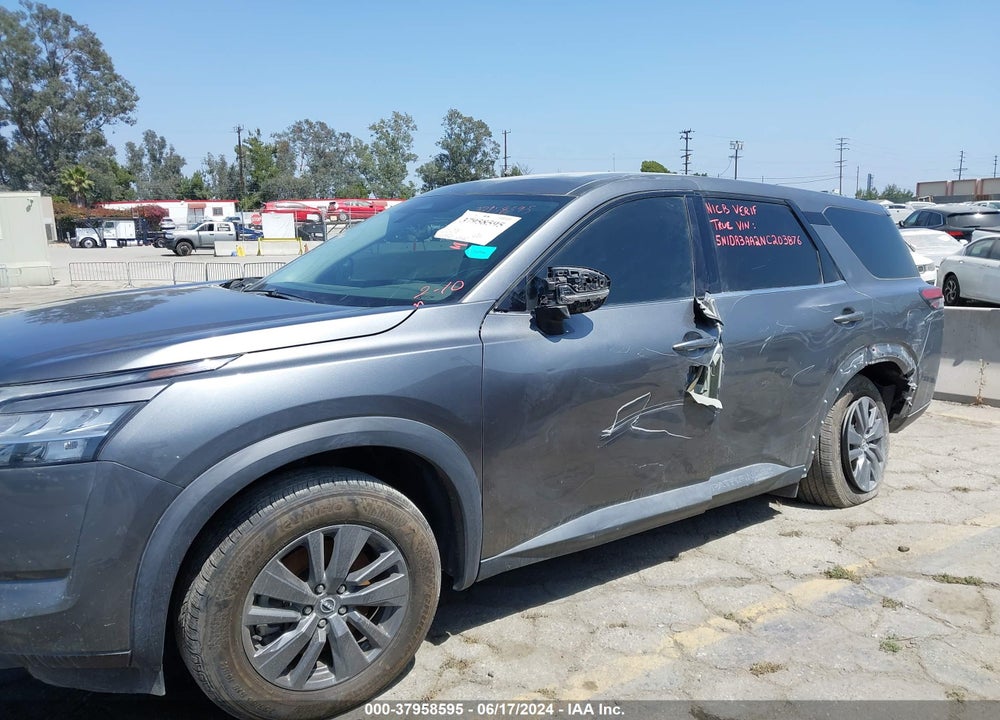 2022 NISSAN PATHFINDER S VIN: 5N1DR3AA2NC203876