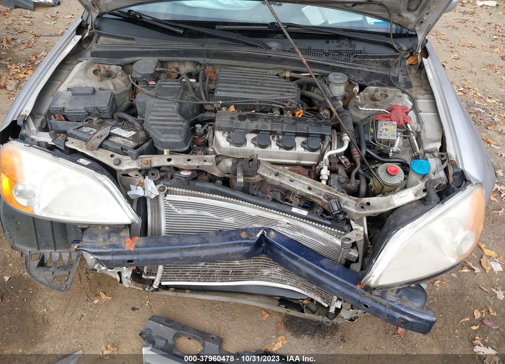 2002 HONDA CIVIC EX VIN: 1HGES26722L017725