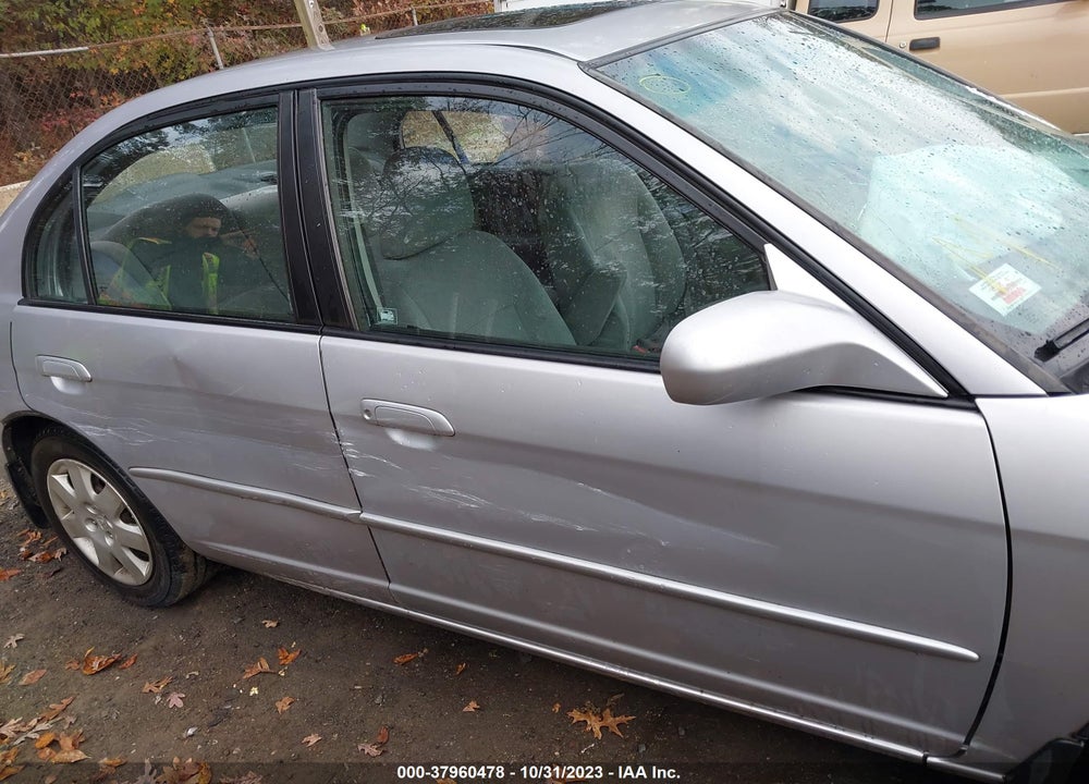 2002 HONDA CIVIC EX VIN: 1HGES26722L017725