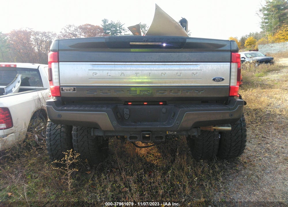 2019 FORD F-350 PLATINUM VIN: 1FT8W3DT0KEE18281
