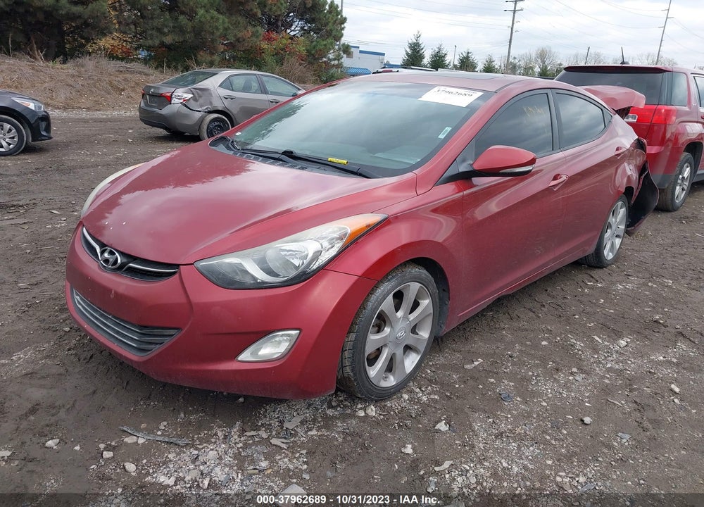 2013 HYUNDAI ELANTRA LIMITED VIN: 5NPDH4AE4DH217412