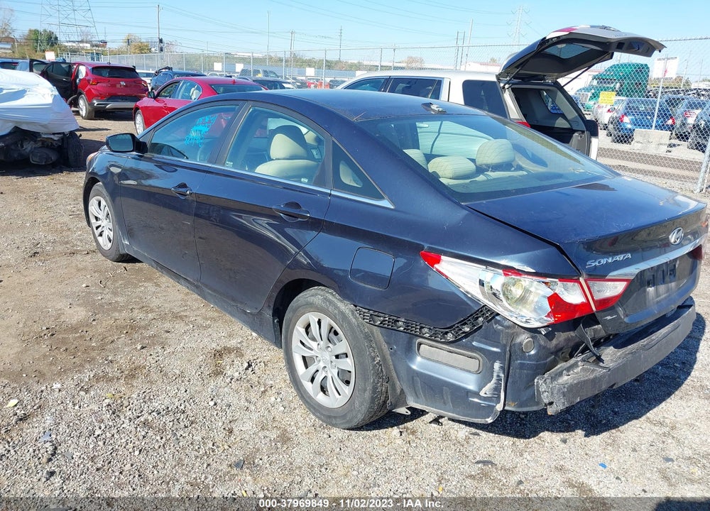 2013 HYUNDAI SONATA GLS VIN: 5NPEB4ACXDH569933