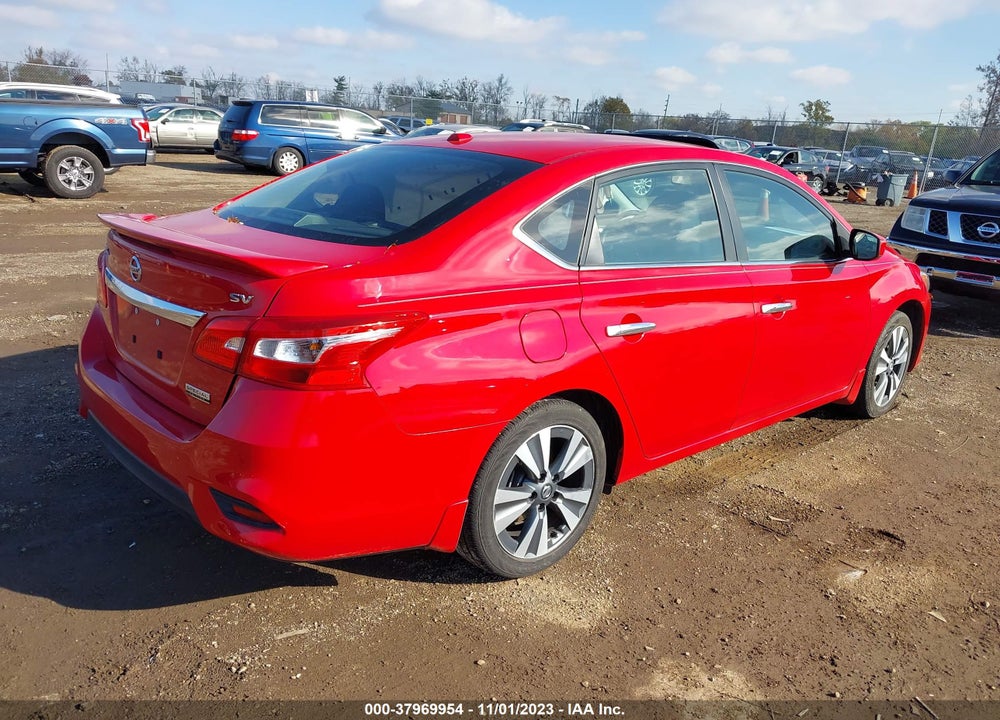 2019 NISSAN SENTRA SV VIN: 3N1AB7APXKY254670