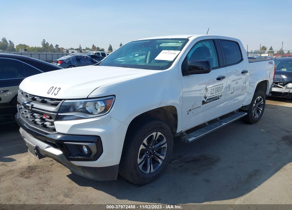 2022 CHEVROLET COLORADO 4WD SHORT BOX Z71 VIN: 1GCGTDEN5N1295177