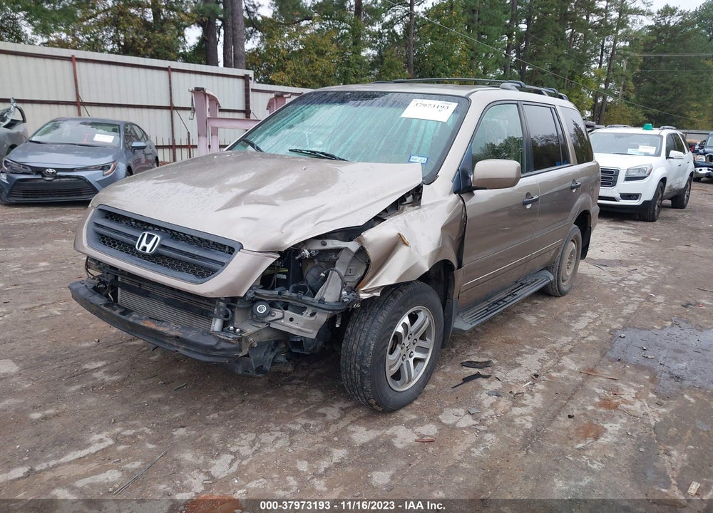 2004 HONDA PILOT EX-L VIN: 2HKYF18524H622826